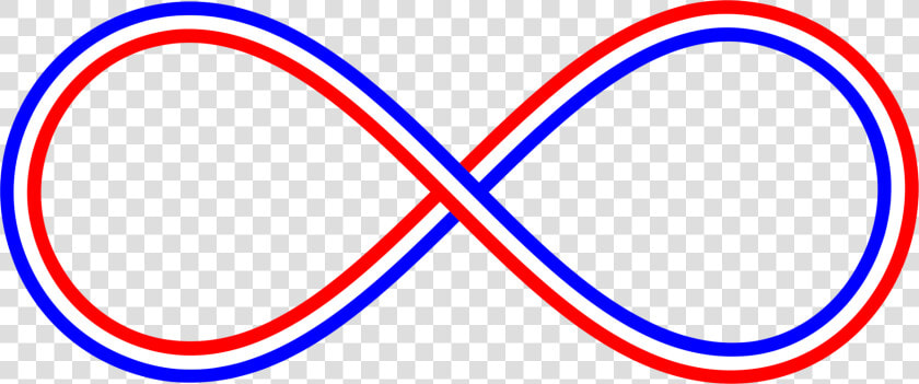 Area text symbol   Infinity Symbol Red And Blue  HD Png DownloadTransparent PNG