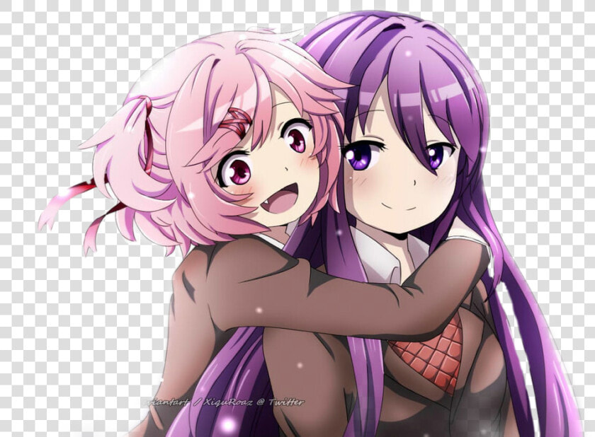  natsuri  natsuki  yuri  ddlc  dokidokiliteratureclub   Natsuki X Yuri Ddlc  HD Png DownloadTransparent PNG