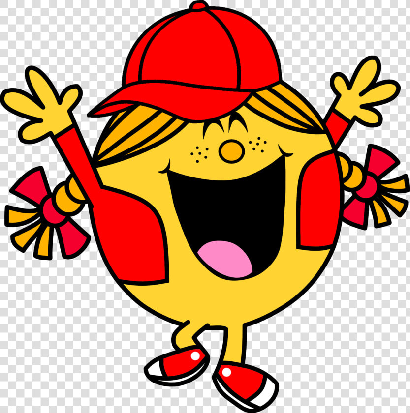 Little Miss Sunshine With Red Jacket And Cap   Little Miss Sunshine The Mr Men Show  HD Png DownloadTransparent PNG