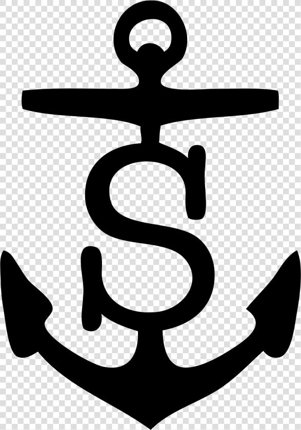 Transparent Black Anchor Clipart   S Anchor Logo  HD Png DownloadTransparent PNG