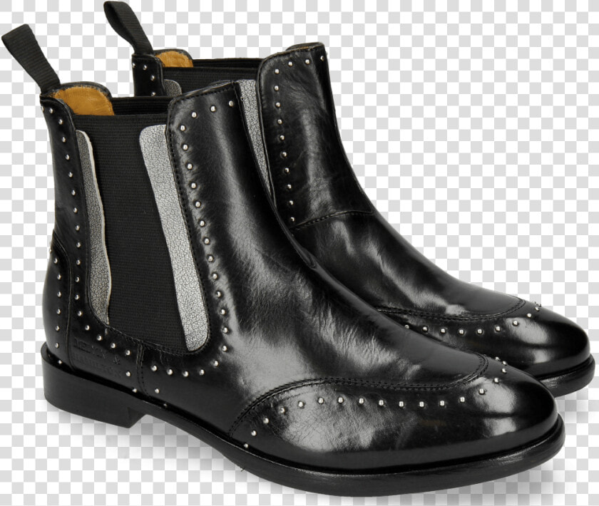 Ankle Boots Daisy 4 Black Rivets   Zielone Botki Skorzane  HD Png DownloadTransparent PNG
