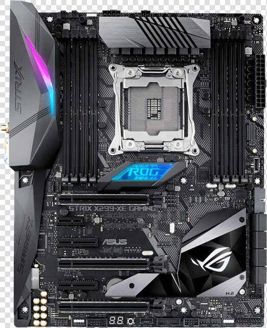 Rog Strix X299 xe Gaming  Intel X299 Chipset  Lga 2066    Asus Strix X299 Xe Gaming  HD Png DownloadTransparent PNG
