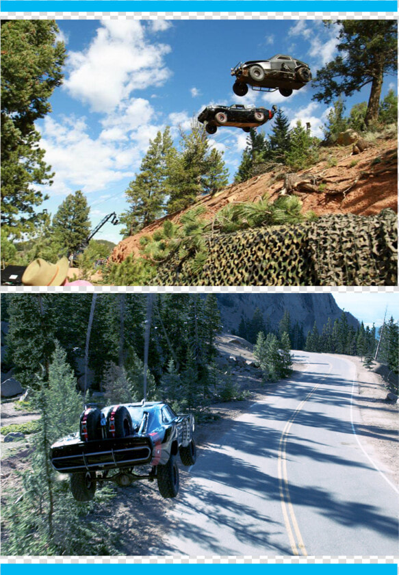 Transparent Guy Falling Png   Dodge Charger Off Road Fast And Furious 7  Png DownloadTransparent PNG