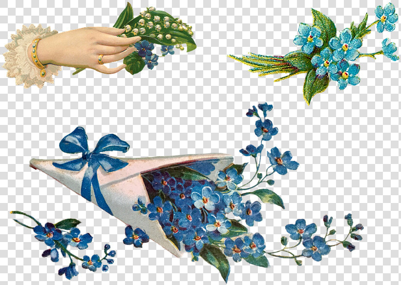 Vintage  Flowers  Pansy  Old  Decoupage  Isolated   Vintage Sticker Transparent  HD Png DownloadTransparent PNG