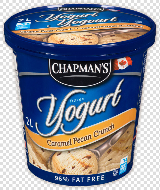 Chapman S Caramel Pecan Crunch Frozen Yogurt   Chapmans Ice Cream Yogurt  HD Png DownloadTransparent PNG