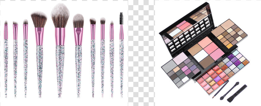 How To Use Makeup Brush   Kit De Sombras De Ojos Para Niña  HD Png DownloadTransparent PNG