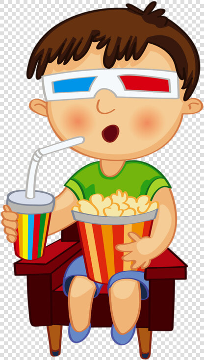 Theatre Clipart Watch Movie   Boy Watching Movie Png  Transparent PngTransparent PNG