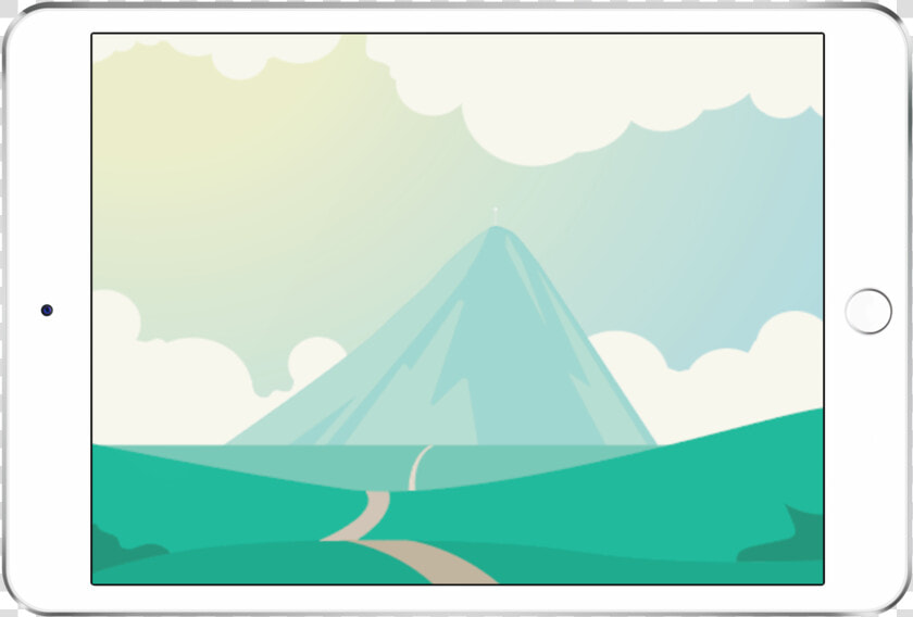 Ipad In Landscape Position Over A Transparent Background   Sail  HD Png DownloadTransparent PNG