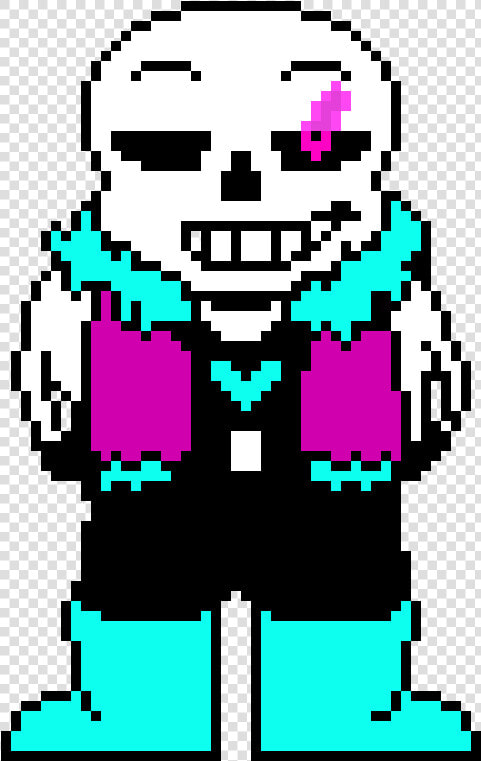 Ul Sans Battle Sprite   Sans Head Pixel Art  HD Png DownloadTransparent PNG