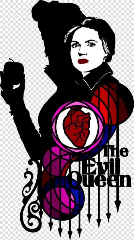 Shadows Of Evil Png   Evil Queen Teepublic Sticker  Transparent PngTransparent PNG