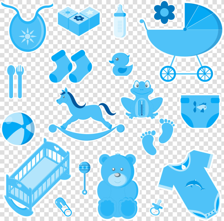 Blue human Behavior area   Baby Boy Stuff Clipart  HD Png DownloadTransparent PNG