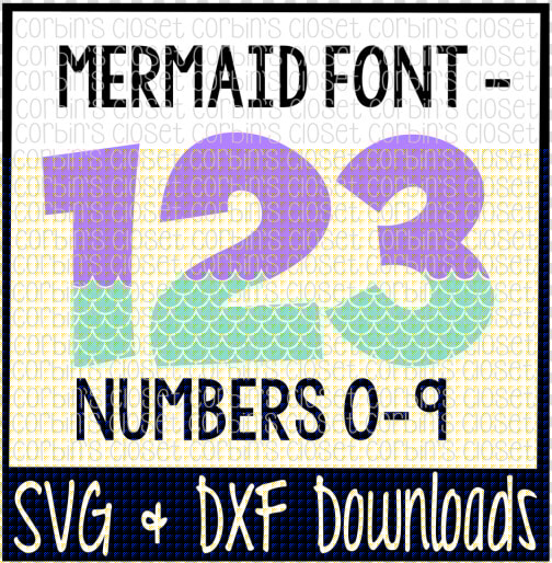 Free Mermaid Numbers   Mermaid Pattern Cut File Crafter   Free Mermaid Letter Svg Files  HD Png DownloadTransparent PNG