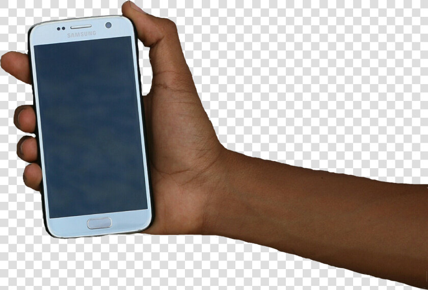 Hand Holding Phone Png   Brown Hand Holding Phone  Transparent PngTransparent PNG