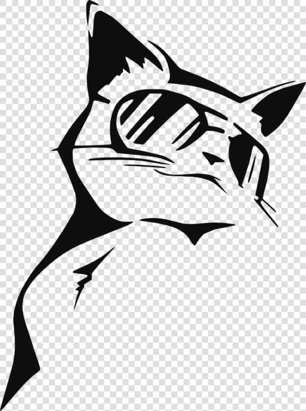 Stencil Coolcat By   Cool Cat Stencil  HD Png DownloadTransparent PNG