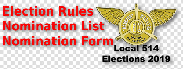 Transport Workers Union Of America  HD Png DownloadTransparent PNG
