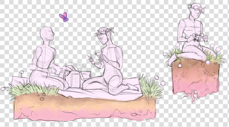 Drawing Dates Png   Сидит На Земле Референс  Transparent PngTransparent PNG