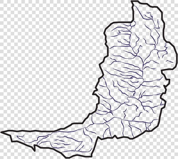 Logan River Watershed Graphic   Line Art  HD Png DownloadTransparent PNG