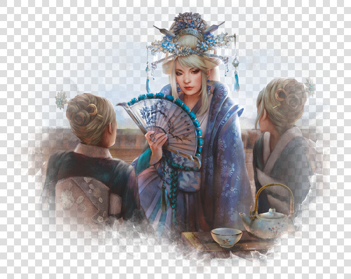 Chapter 3   Skills   Girl   Samurai Courtier Female Art  HD Png DownloadTransparent PNG
