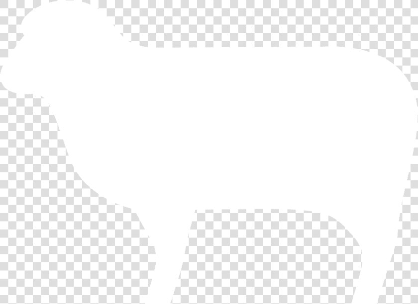 Sheep   White Silhouette Of A Sheep  HD Png DownloadTransparent PNG