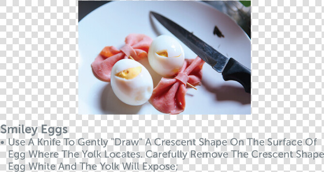 Smilley Eggs Salad Method 02   Shallot  HD Png DownloadTransparent PNG