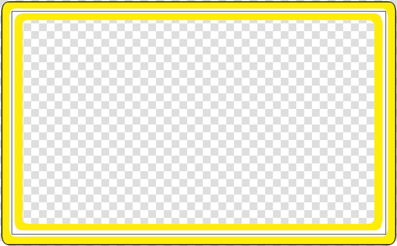 Erol S Video Movie Box Border   Rectangle With Yellow Border Png  Transparent PngTransparent PNG
