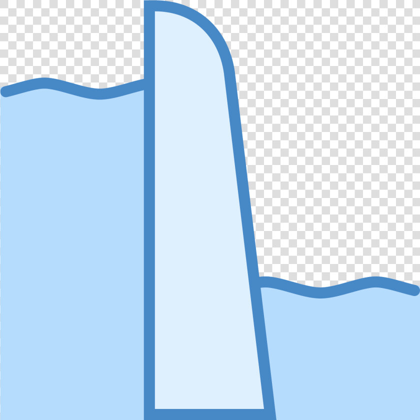 This Is An Image Of Two Sets Of Wavy Lines With A Dam  HD Png DownloadTransparent PNG