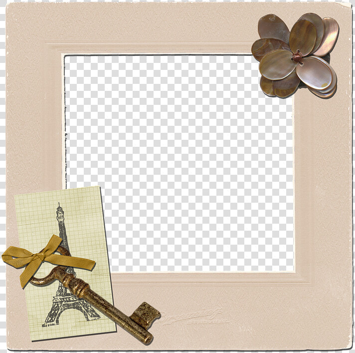 Frame  Vintage  Key  Paris  Border  Vintage Frame  HD Png DownloadTransparent PNG