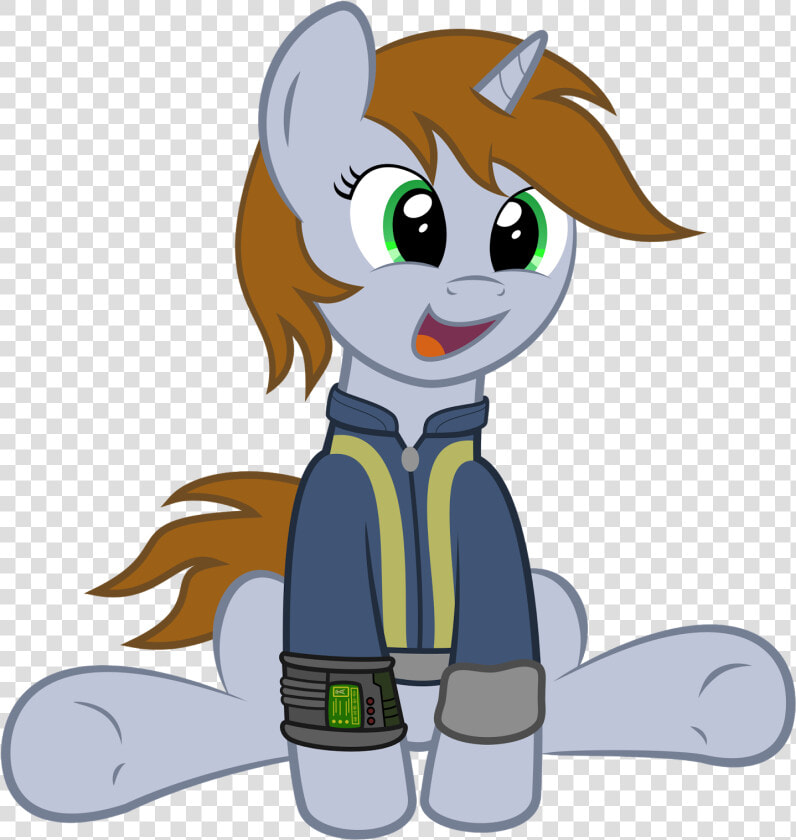 Transparent Fallout 4 Character Png   Mlp Littlepip Adorable  Png DownloadTransparent PNG