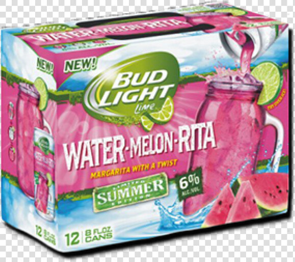 Budweiser Light Watermelon Ber Rita 12 Pack Can   Watermelon Rita Bud Light  HD Png DownloadTransparent PNG