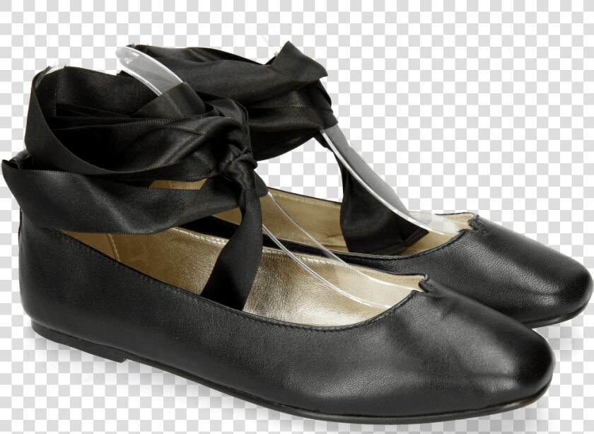 Ballet Pumps Melly 4 Nappa Black Ribbon   Melvin  amp  Hamilton  HD Png DownloadTransparent PNG