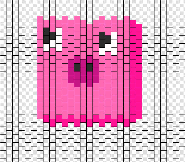 3d Box Piggy Bead Pattern   Pokemon Kandi Mask Pattern  HD Png DownloadTransparent PNG