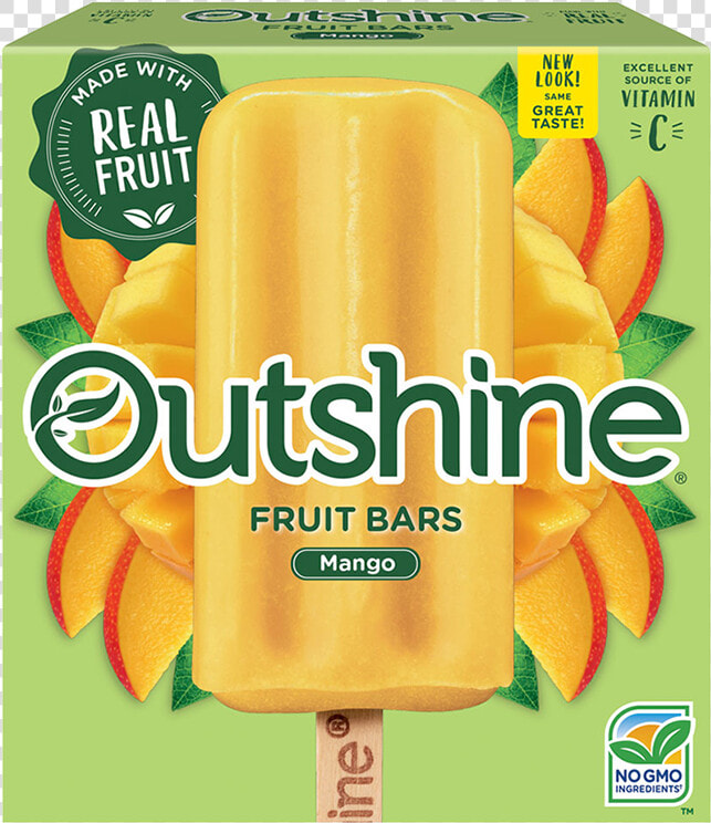 Outshine Mango Fruit Bars   Ice Pop  HD Png DownloadTransparent PNG