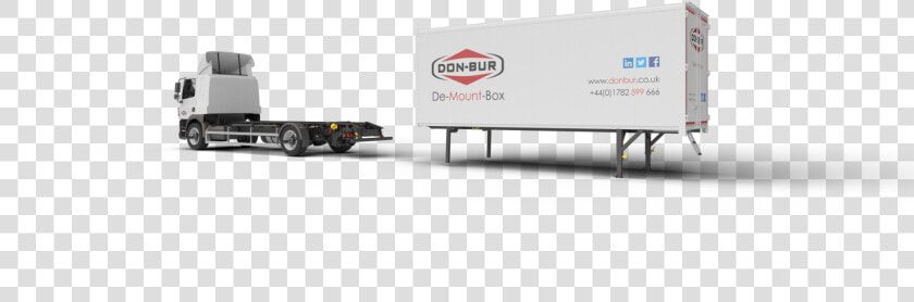 De mountable Bodywork Closed   Trailer Truck  HD Png DownloadTransparent PNG