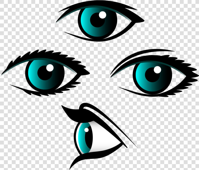 Human Eye Euclidean Vector Clip Art   Side Face Eyes Vector  HD Png DownloadTransparent PNG