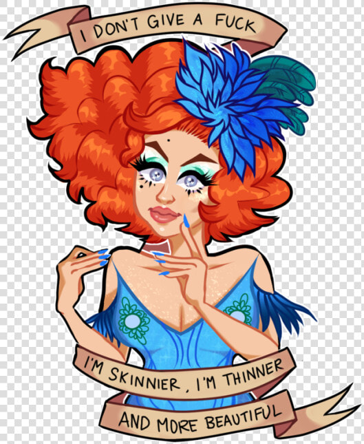 Aja Club Kids  Drag Queens  Rupaul   Rupaul Drag Queen Cartoon  HD Png DownloadTransparent PNG