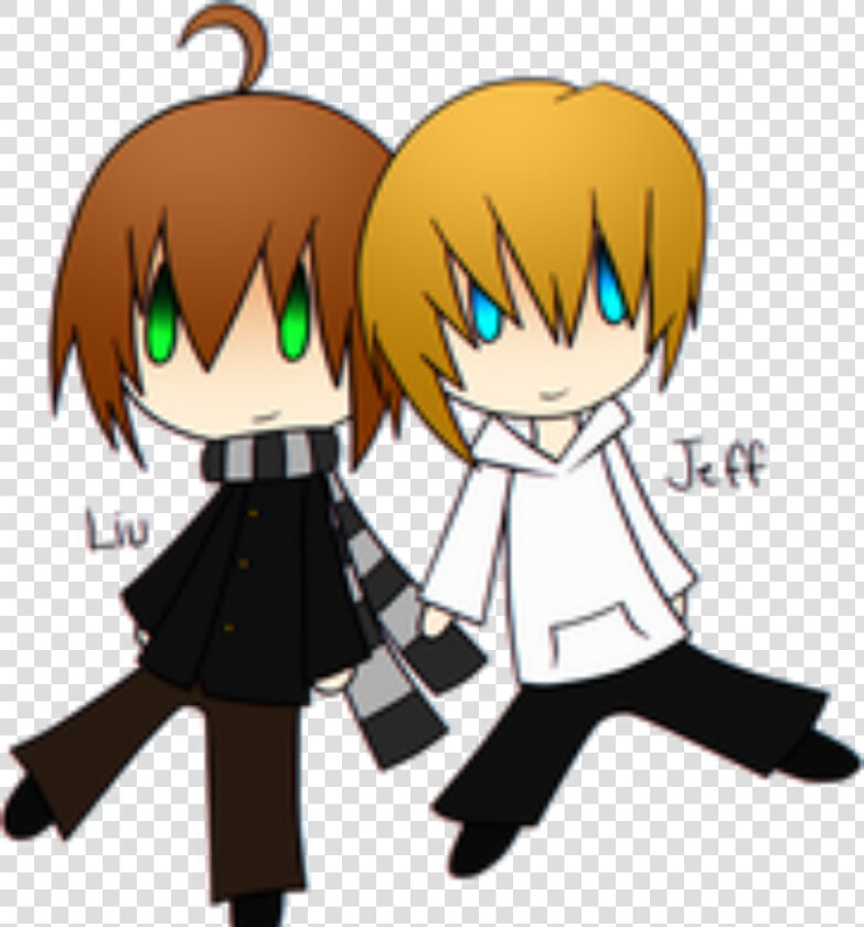 Jeff  Liu  And Jeff The Killer Image   Creepypasta Jeffrey X Liu Woods  HD Png DownloadTransparent PNG