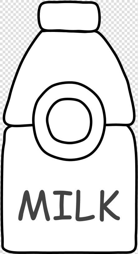 Milk  Bottle  Jug  Carton  Black And White   Partition  HD Png DownloadTransparent PNG