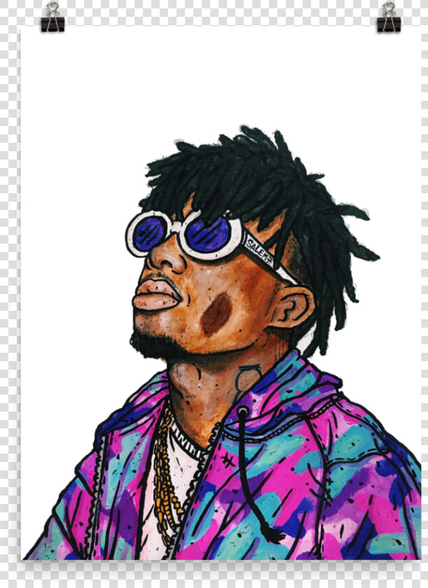 Playboi Carti Print   Playboi Carti Cartoon Drawing  HD Png DownloadTransparent PNG