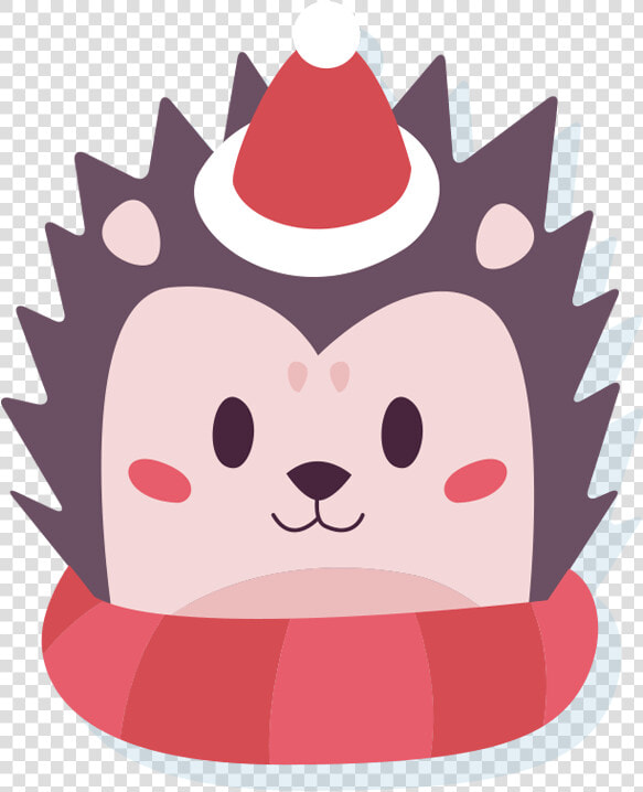 Cute Winter Animals Clipart   Animal With Winter Accessories  HD Png DownloadTransparent PNG