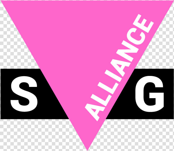 Upside Down Pink Triangle With Black Bar Across The   Graphic Design  HD Png DownloadTransparent PNG