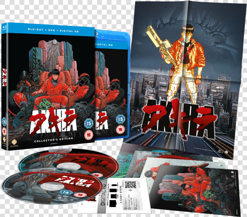 Akira Triple Play   Akira Collector  39 s Edition Blu Ray  HD Png DownloadTransparent PNG