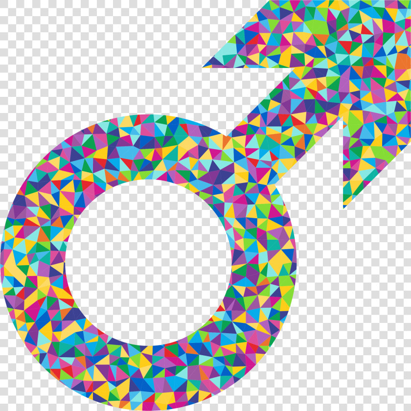 Prismatic Low Poly Male Symbol Clip Arts   Mužský Znak Png  Transparent PngTransparent PNG