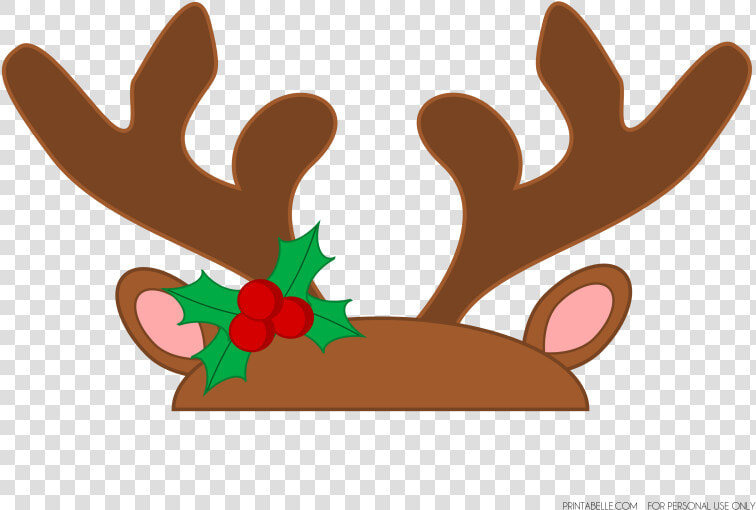 Rudolph Reindeer Clip Art   Transparent Reindeer Antlers Clipart  HD Png DownloadTransparent PNG
