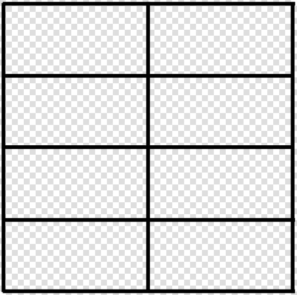 Transparent Column Clipart   2 Columns 4 Rows  HD Png DownloadTransparent PNG
