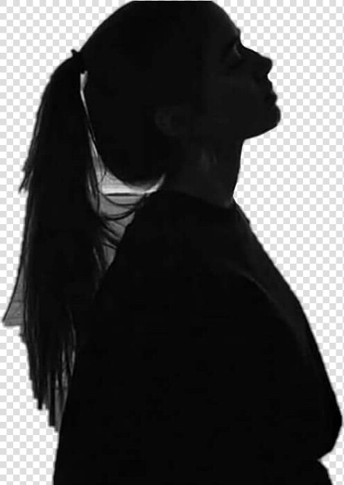 Transparent Girl Sad Clipart   Sad Girl Shadow Cartoon  HD Png DownloadTransparent PNG