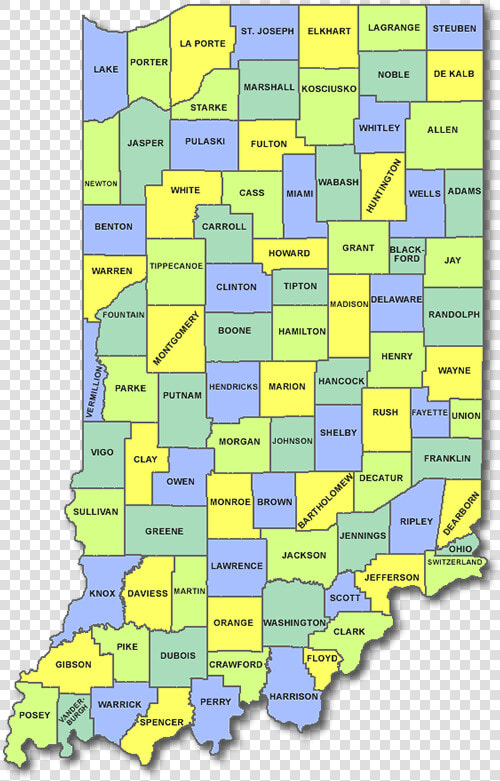 Map Of Indiana   Indiana County Map Png  Transparent PngTransparent PNG