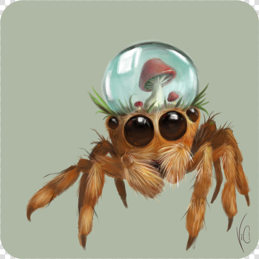 Spiders Drawing Creepy   Honeybee  HD Png DownloadTransparent PNG