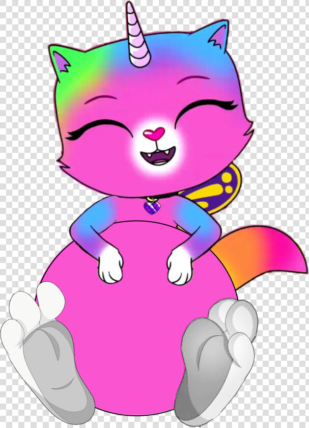  rainbow  butterfly  unicorn  kitty Something Tickles   Rainbow Butterfly Unicorn Kitty Picsart  HD Png DownloadTransparent PNG