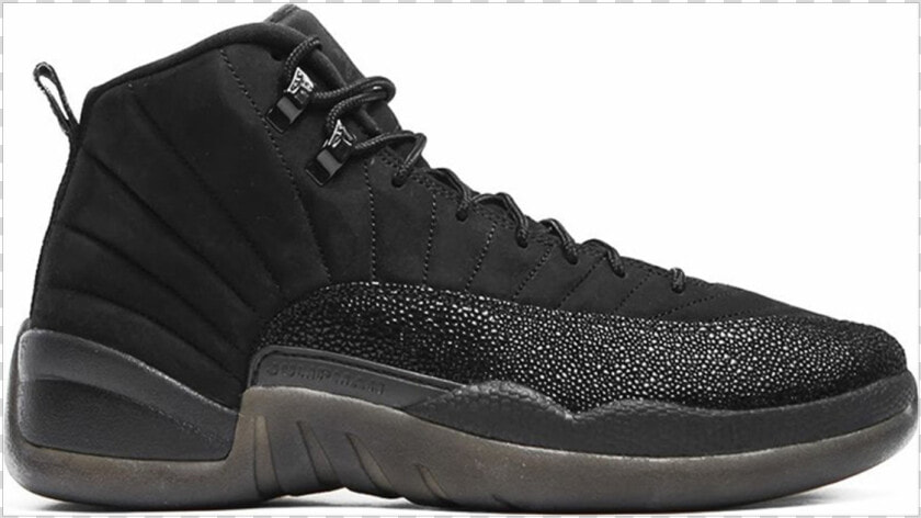 Air Jordan 12 Ovo Black  HD Png DownloadTransparent PNG