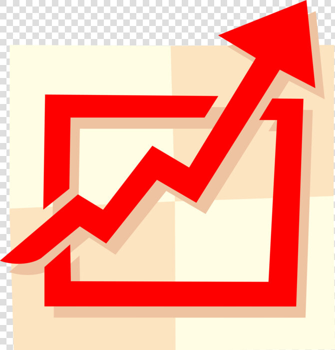 Vector Illustration Of Infographic Sales Profit Chart   Vector Graphics  HD Png DownloadTransparent PNG